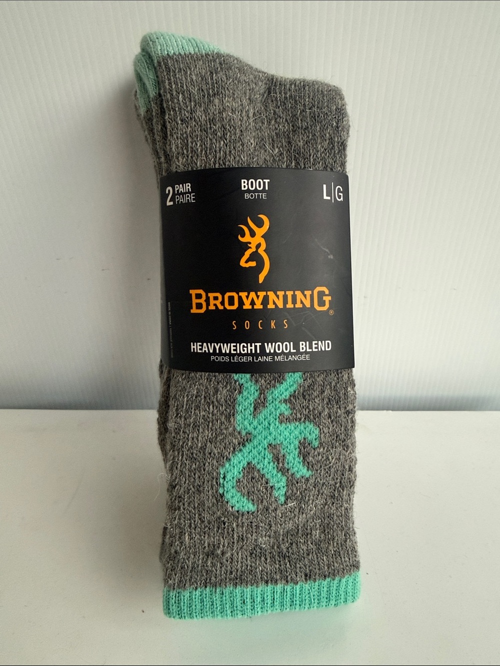 Browning Women's Rowan Heavyweight Wool Boot Socks Size L